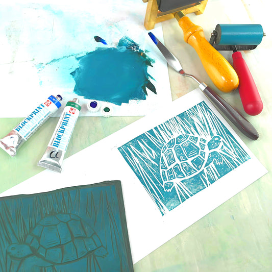 20ml tubes relief blockprint ink, Royal Talens, water based & mixable in various colours