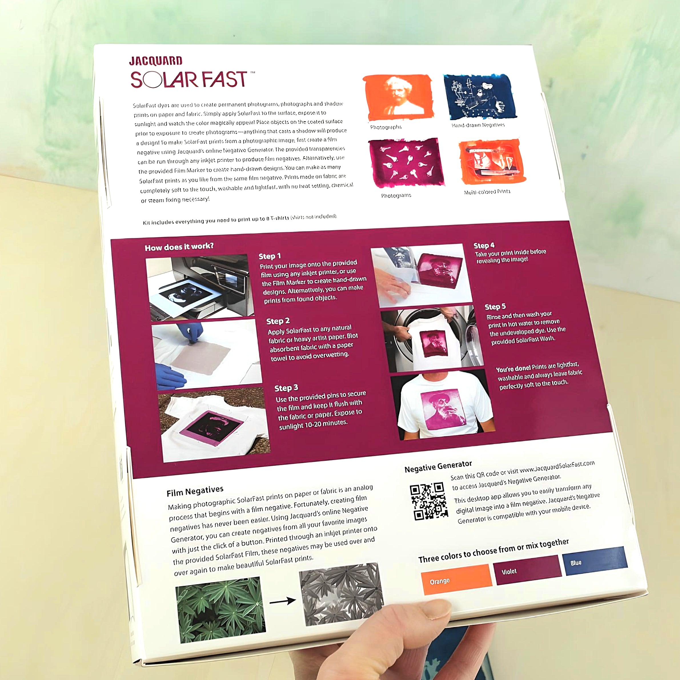 Jacquard solarfast gift set