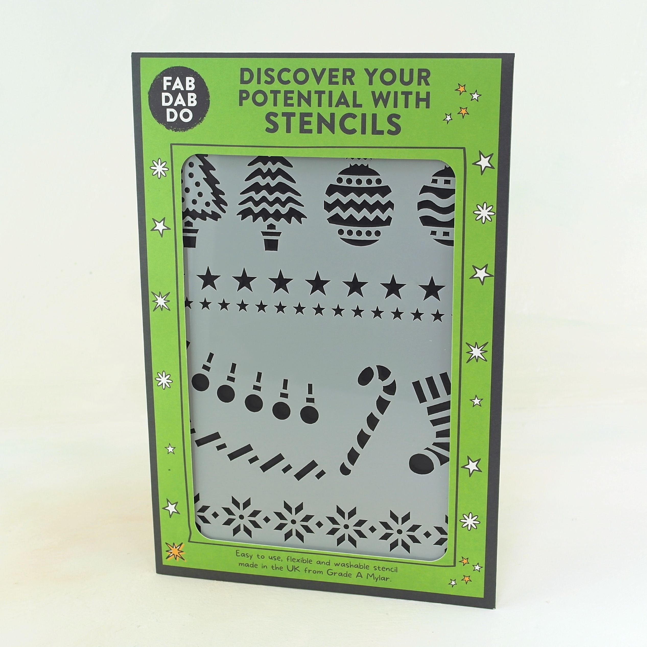 Christmas Stencils for fabric or paper