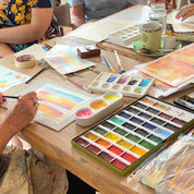 Workshop watercolour painting Autumn