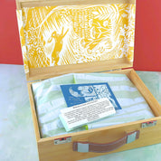 Woodland slumber linocut printmaking kit