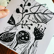 Workshop linocut & print beginners
