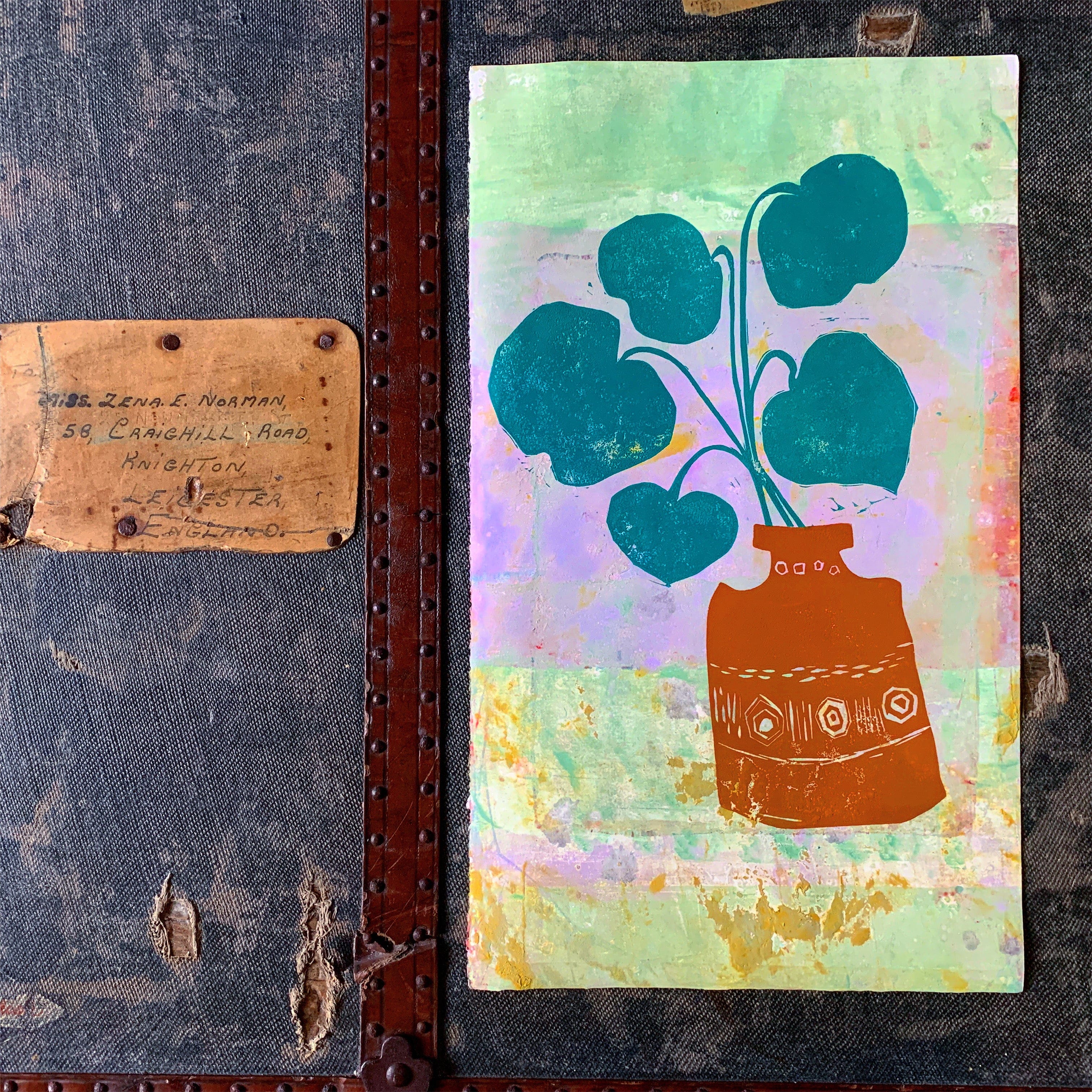 a full colour botanical print