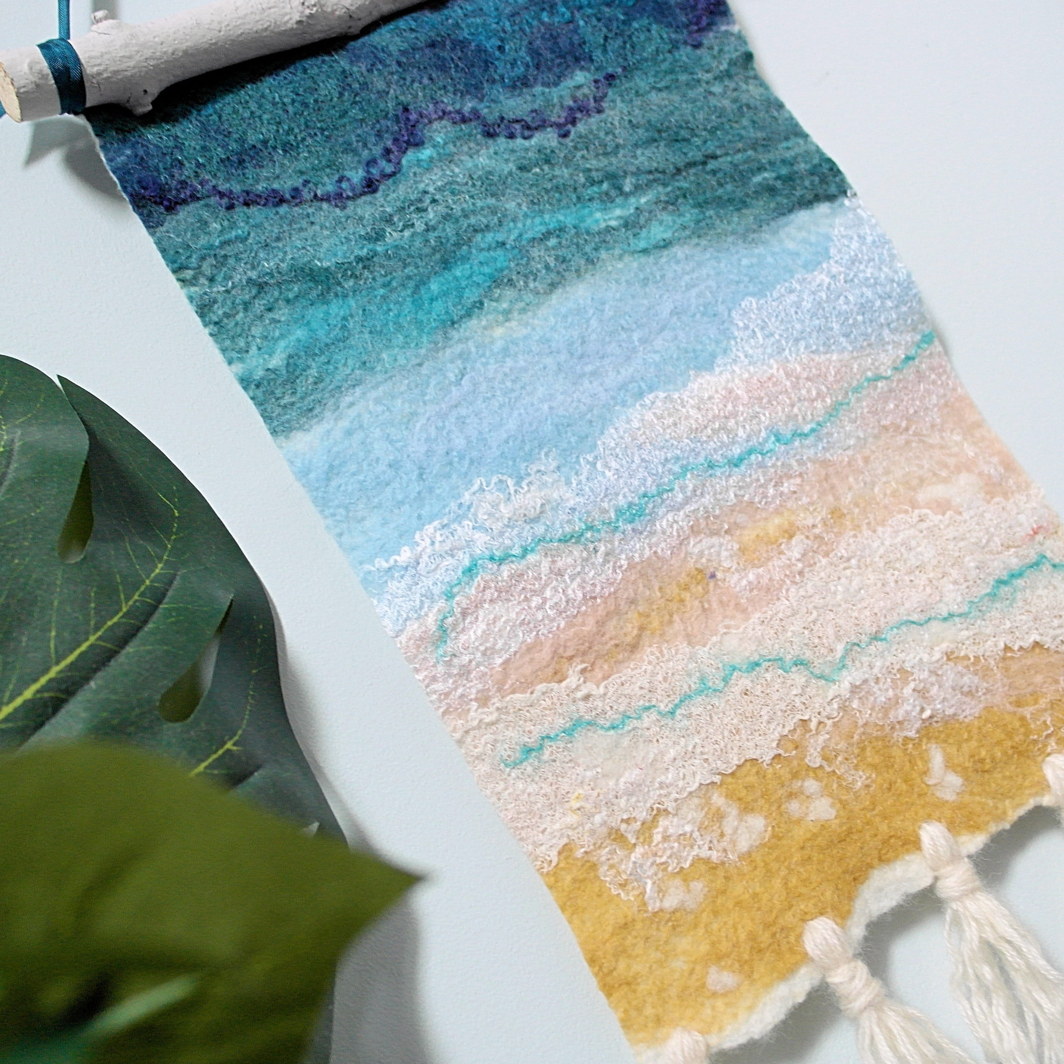 Clever Hands Workshops Workshop feltmaking wall art