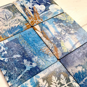 Workshop gel plate printing for beginners