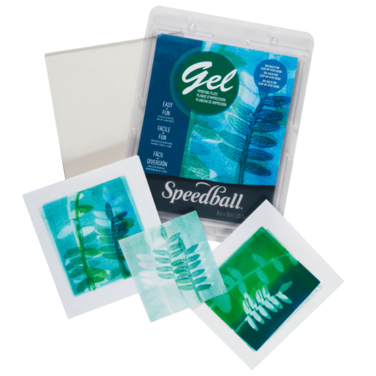 Gel printing plate by Speedball