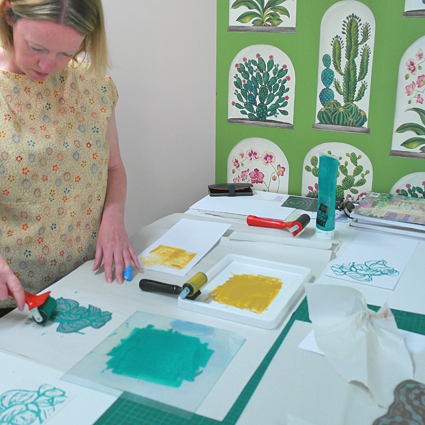Workshop linocut & print beginners