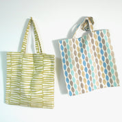 Printed cotton canvas tote bag