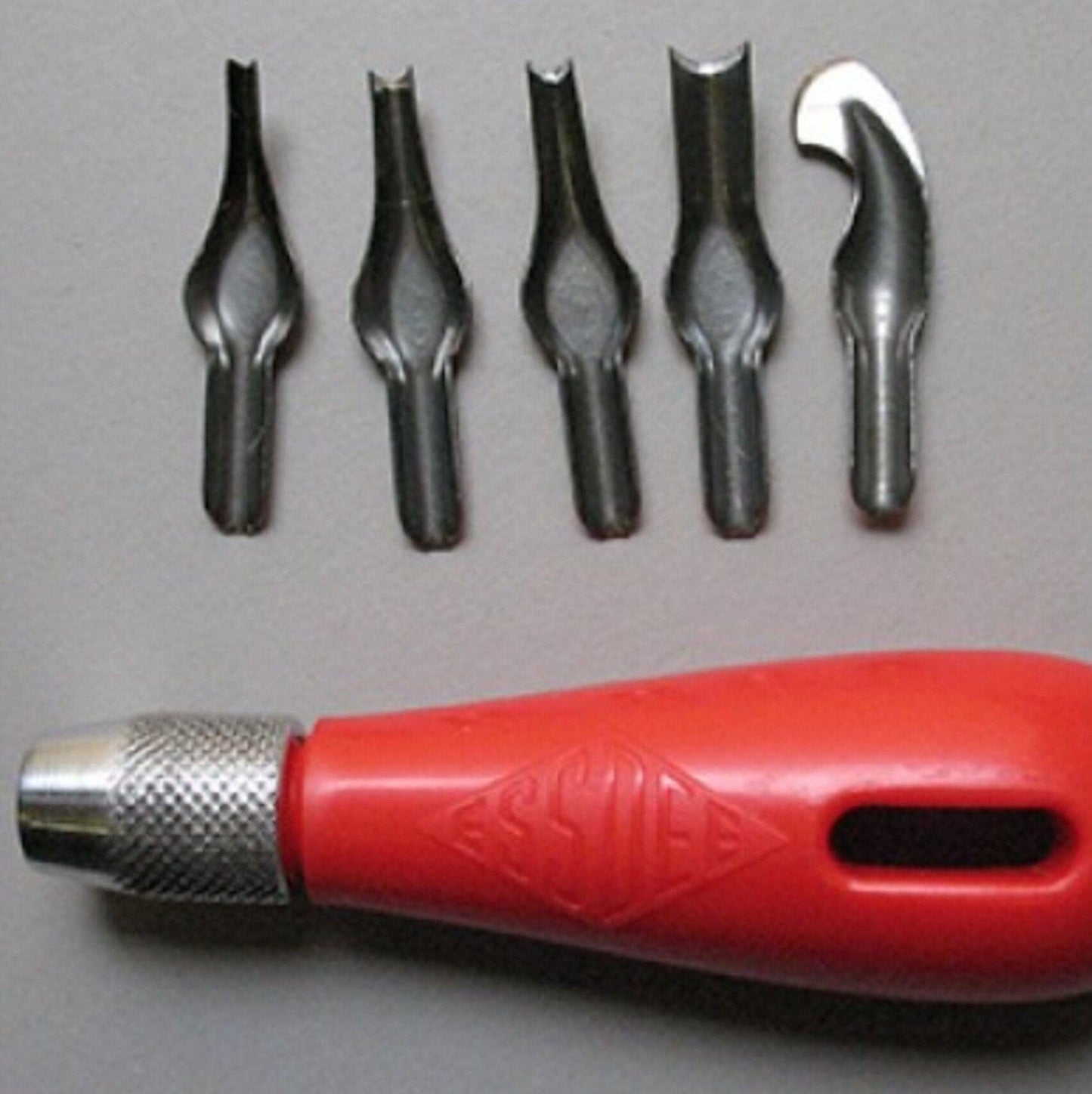 5 blade Essdee linocut tool set