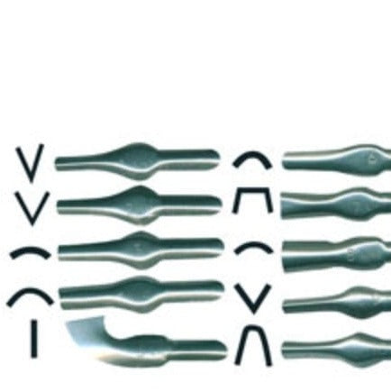 10 blade Essdee linocut tool set