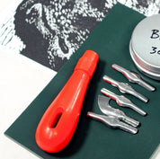 5 blade student linocut tool set