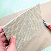 Lino traditional with hessian backing