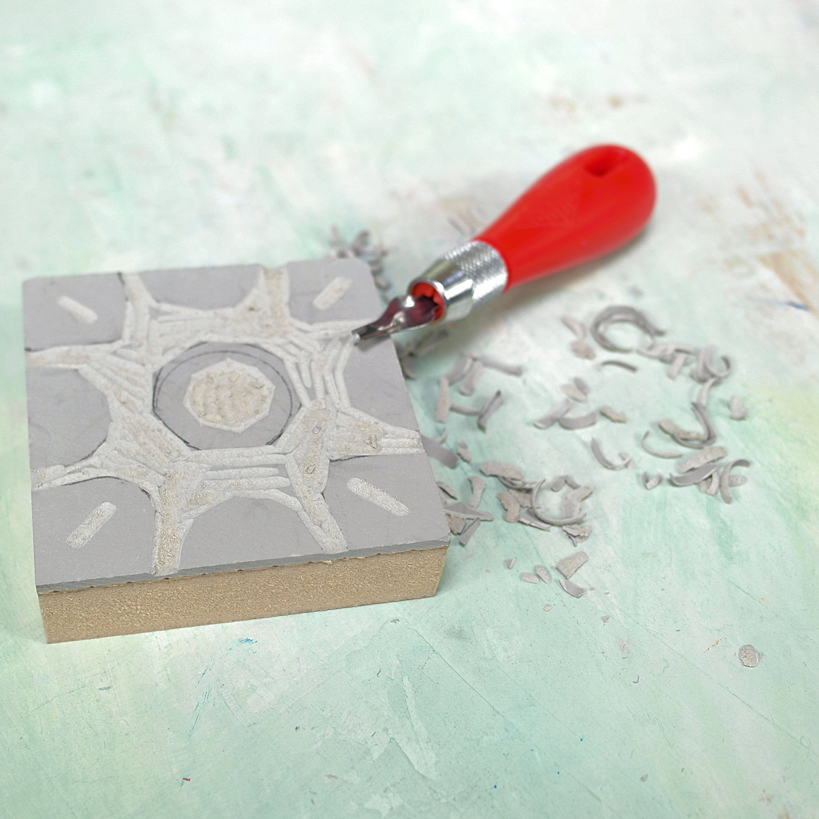 Mounted lino block all sizes