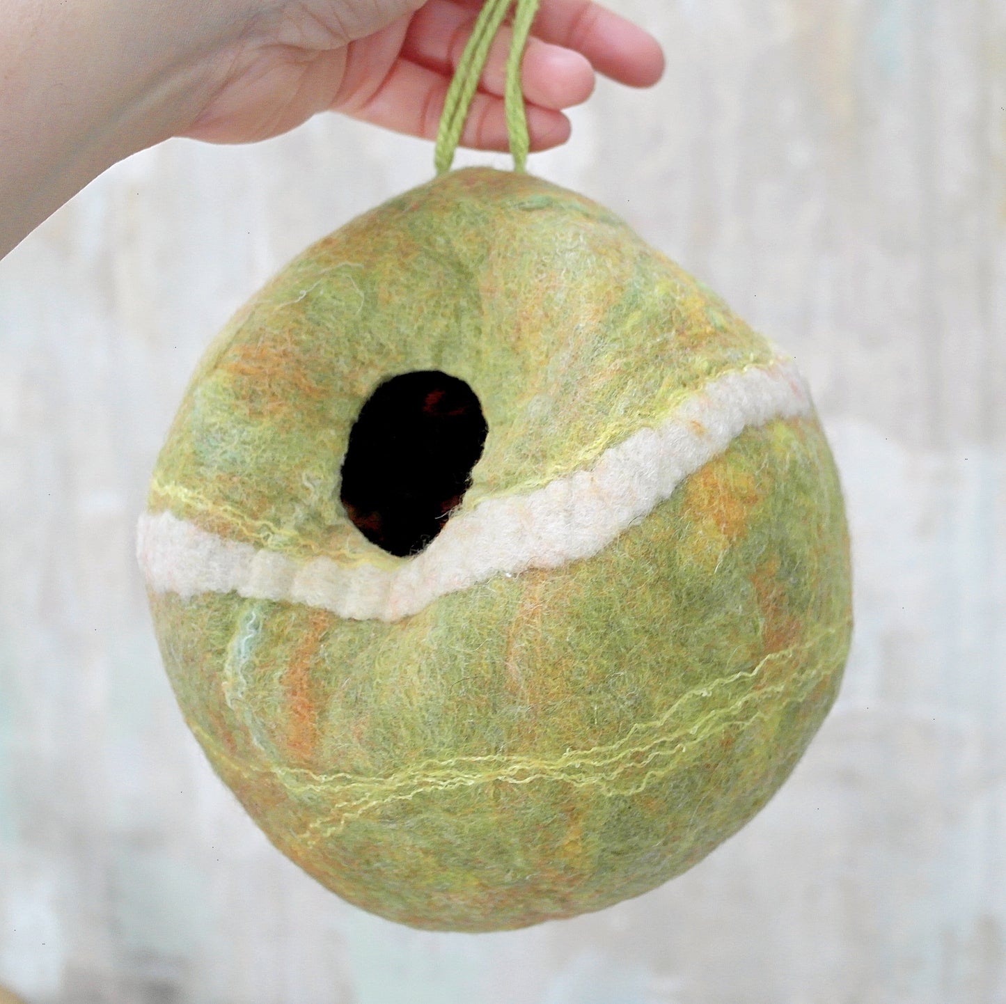 Workshop ticket - feltmaking bird pod